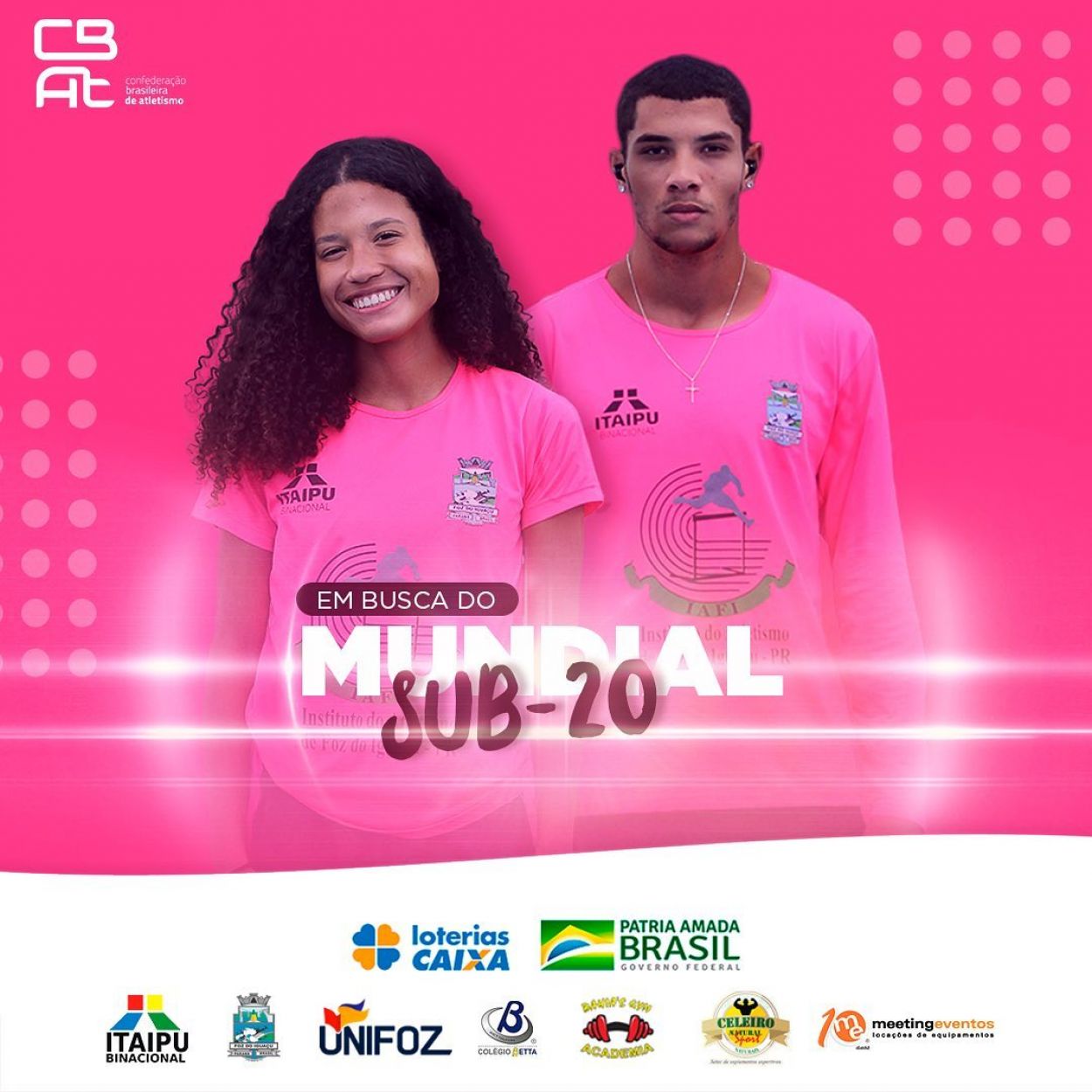 Atletas do Instituto do Atletismo de Foz do Iguaçu disputam vagas para torneios internacionais da modalidade