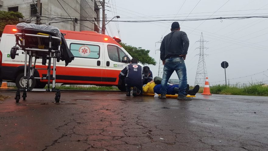 Colisão de trânsito mobiliza socorristas do Samu