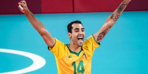 Douglas Souza se aposenta da seleção de vôlei “pela saúde mental” Imagem referente a Douglas Souza se aposenta da seleção de vôlei “pela saúde mental”