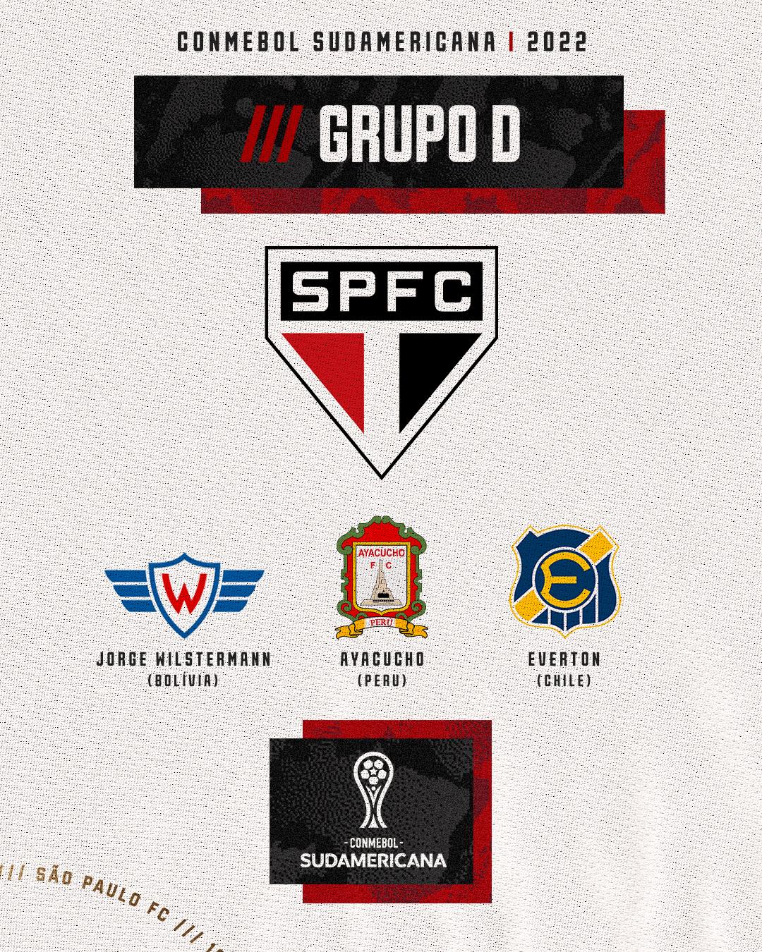 São Paulo está no Grupo D da CONMEBOL Sul-Americana