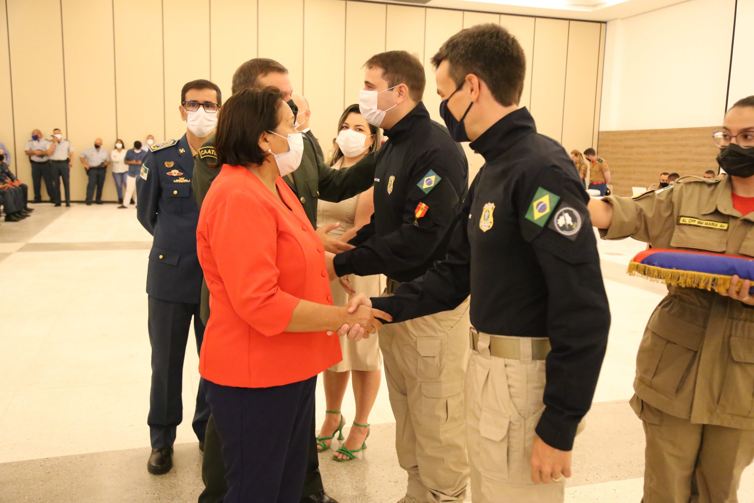 PRF são homenageados em cerimônia de entrega de medalhas do Corpo de Bombeiros Militar do Rio Grande do Norte