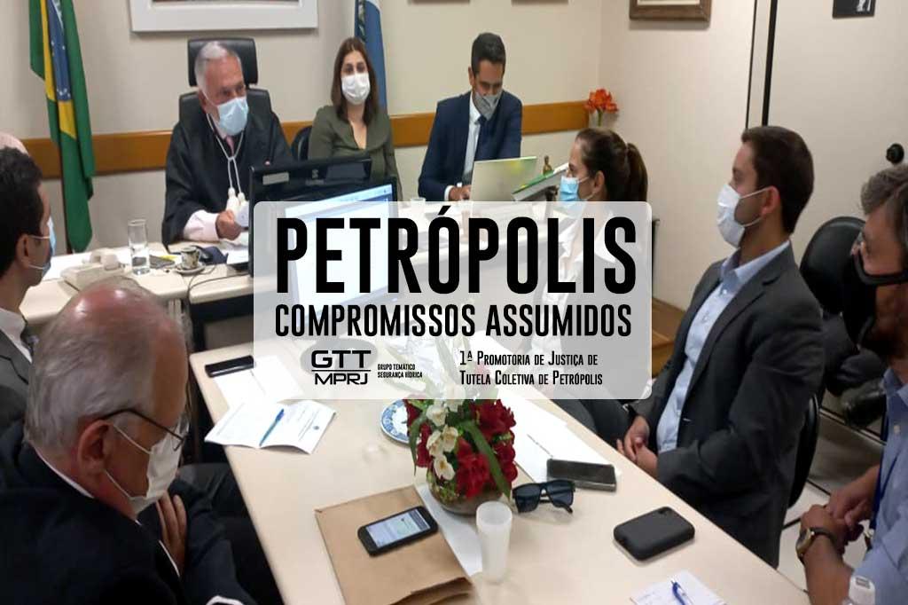 Em audiência com participação do MPRJ, estado e município assumem compromissos para reduzir impacto das chuvas em Petrópolis
