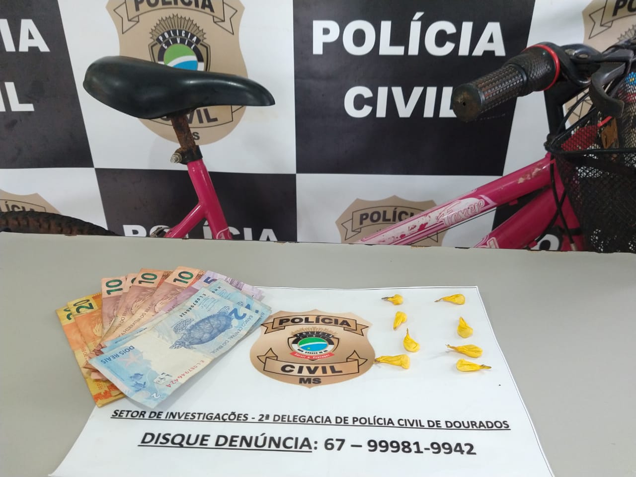 Polícia Civil identifica autora de furto e apreende drogas em Dourados