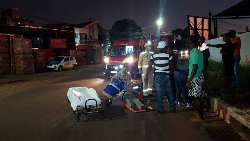 Homem de 37 anos sofre suspeita de fratura após cair de bicicleta
