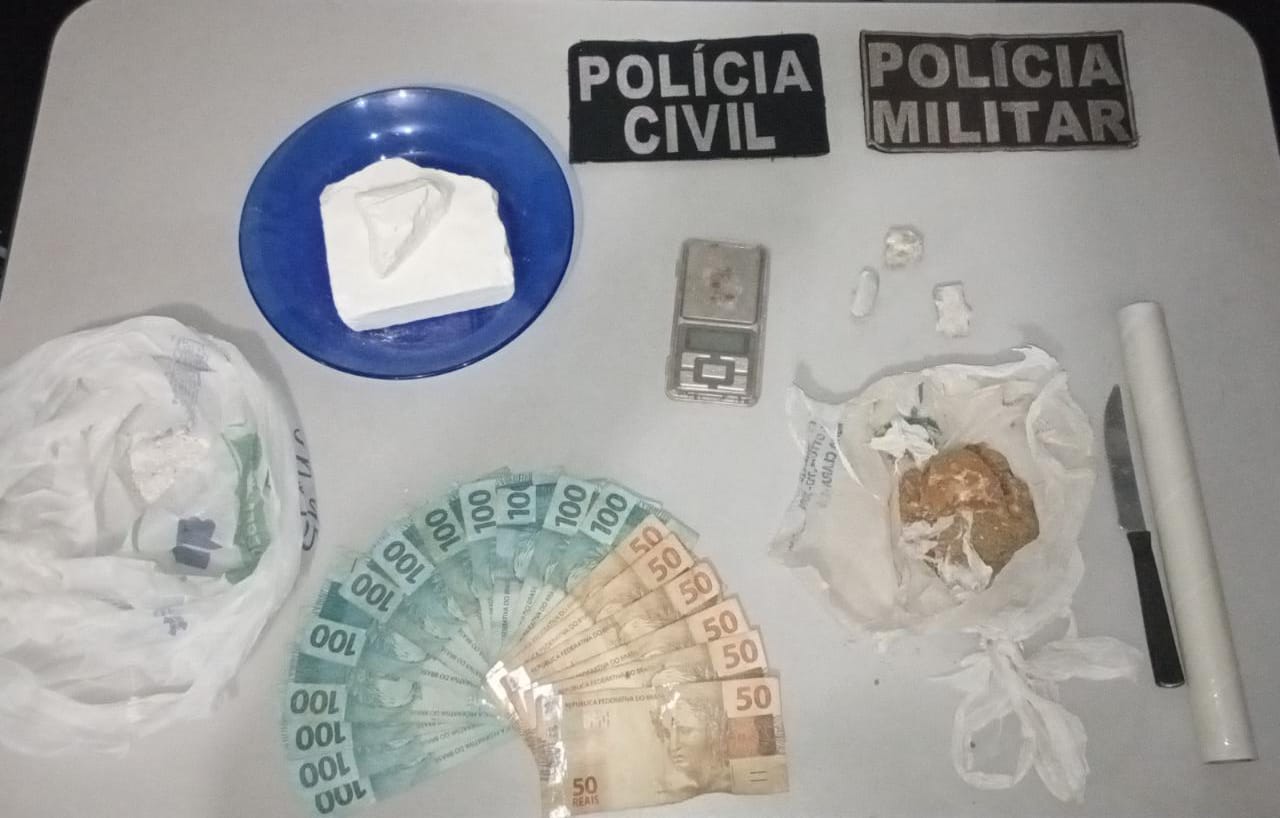Polícias Civil e Militar prendem mais um traficante em Água Clara