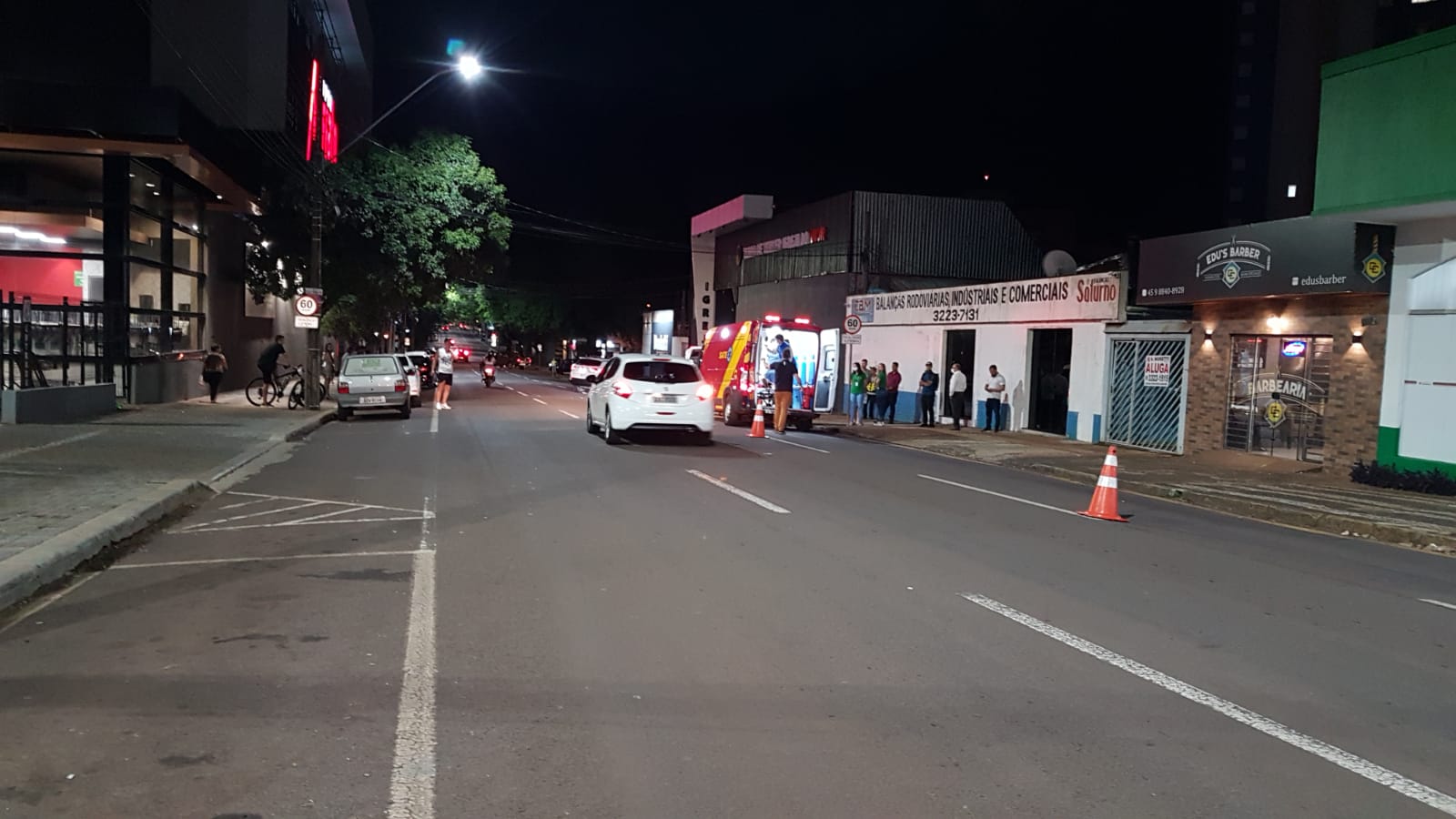 Vítima de atropelamento na Rua Paraná se encontra em estado grave Vítima de atropelamento na Rua Paraná se encontra em estado grave