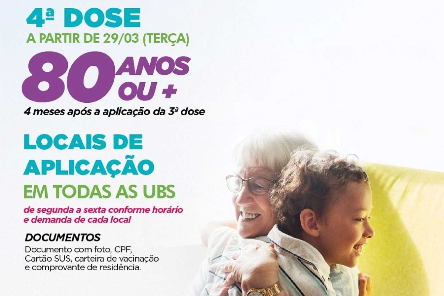 Toledo – 4ª dose de vacina contra a Covid-19 começa a ser aplicada em Toledo