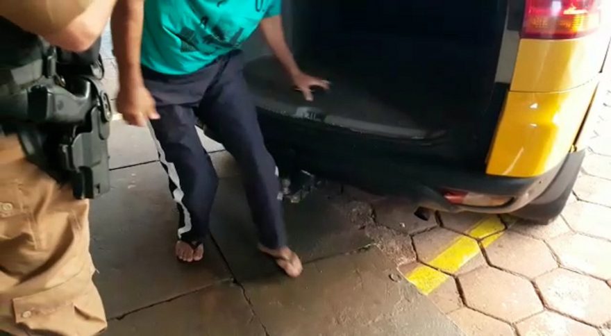 Homem é detido após descumprir medida protetiva no loteamento Santa Fé, em Cascavel