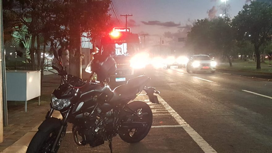 Idoso sofre suspeita de fratura após acidente no Neva