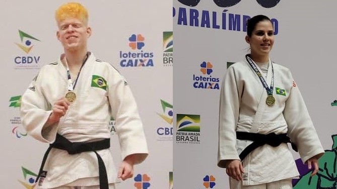 Alana Maldonado e Thiego Marques brilham no Grand Prix de Judô Paralímpico e são convocados pela Seleção Brasileira