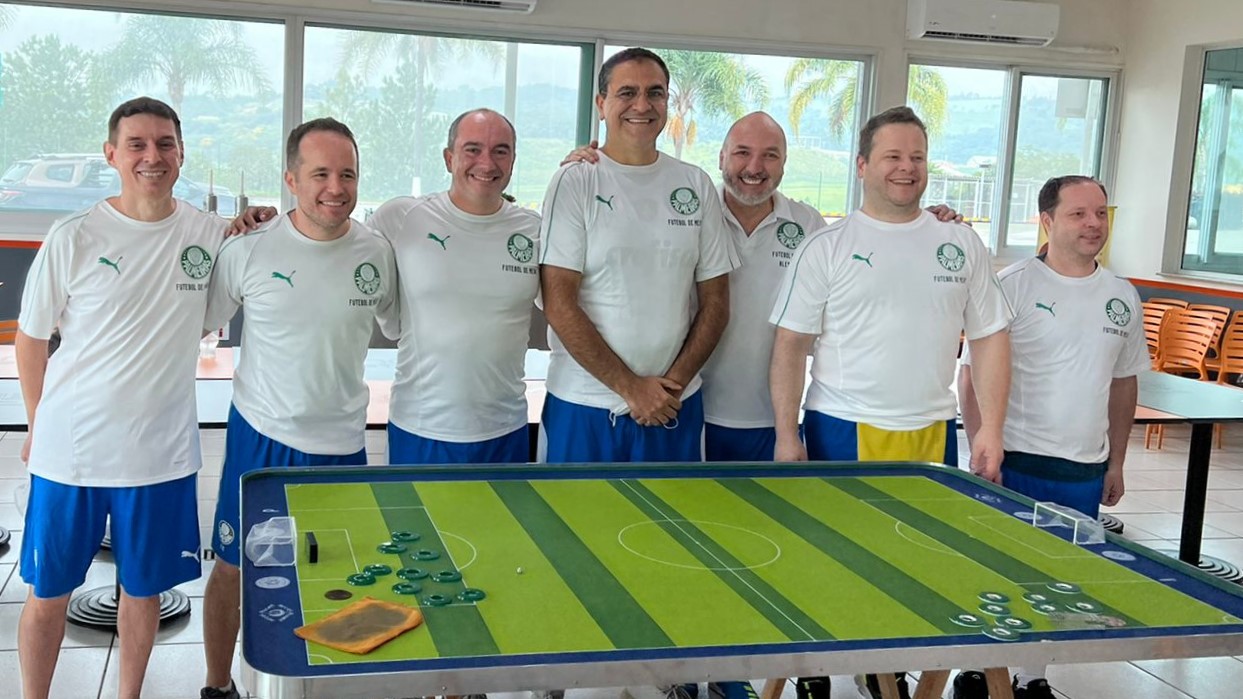 Futebol de Mesa do Verdão estreia no Campeonato Paulista por Equipes com vitória em duas categorias