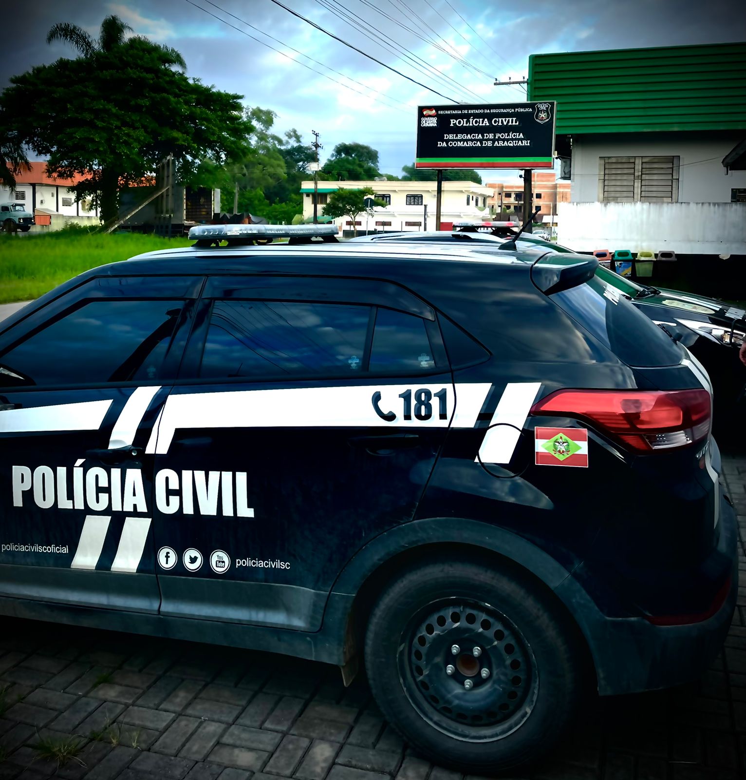 Polícia Civil prende um dos suspeitos de homicídio ocorrido em Araquari