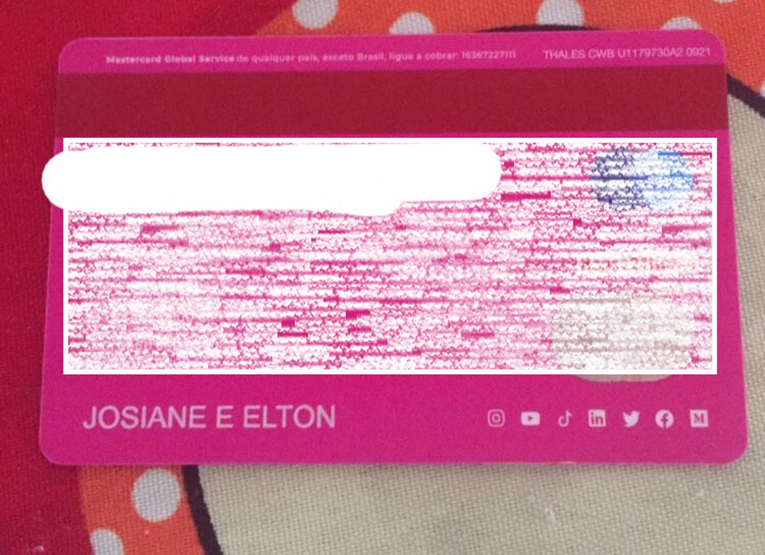 Josiane e Elton, seu cartão foi encontrado!