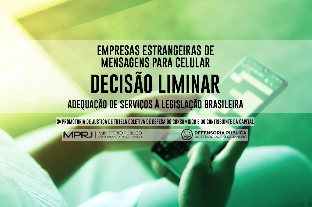 MPRJ e Defensoria obtêm decisão que obriga Telegram e Signal a adequarem seus serviços à legislação brasileira