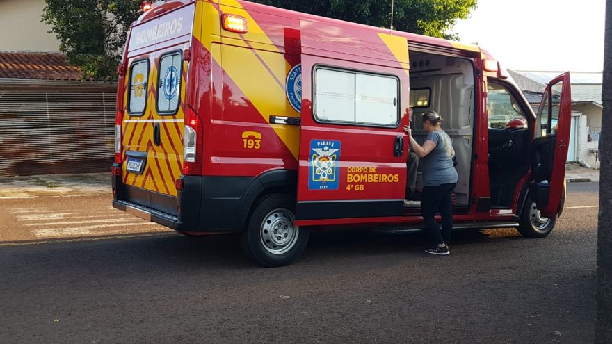 Homem de 49 anos fica ferido após ser vítima de atropelamento na Rua Souza Naves