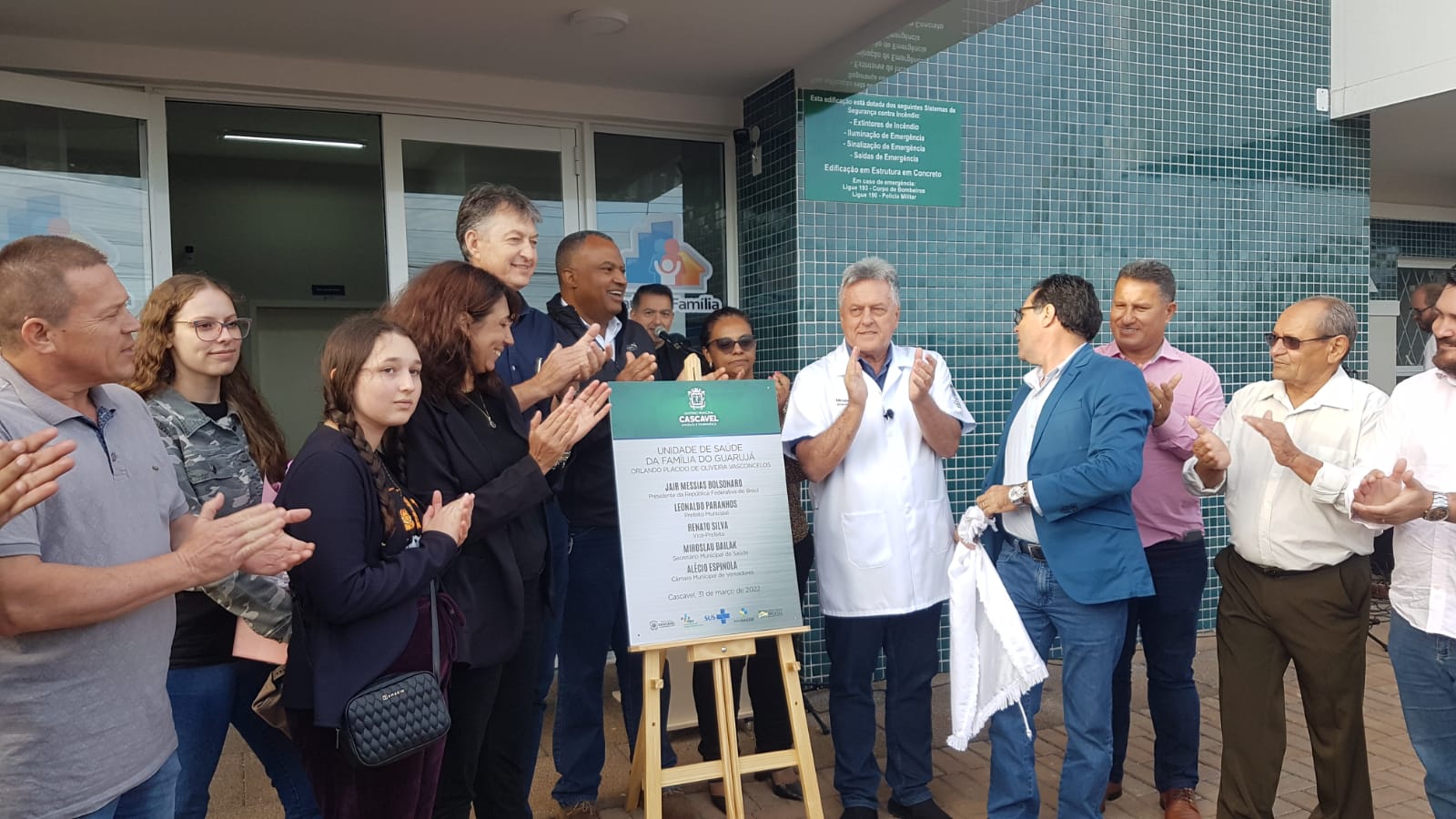USF Guarujá é inaugurada em Cascavel USF Guarujá é inaugurada em Cascavel