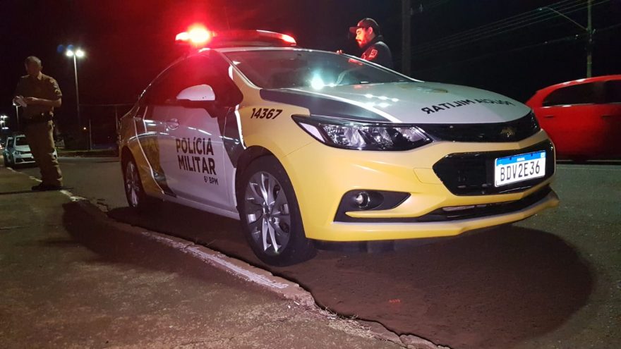 Homem é abordado pela PM na Av. Carlos Gomes e portava 1,5g de maconha