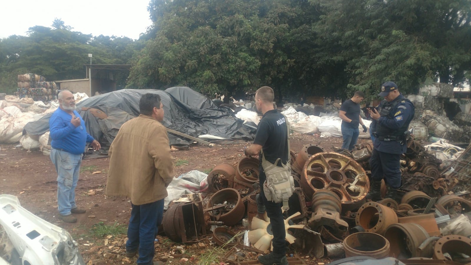 Polícia Civil participa da operação Ferro Velho em conjunto com órgãos municipais de Campo Grande