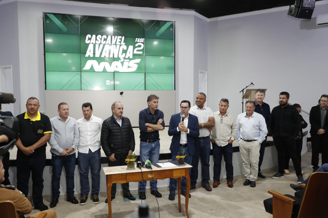 Paranhos anuncia investimentos de R$ 44,5 milhões na 2ª fase do Cascavel Avança Mais