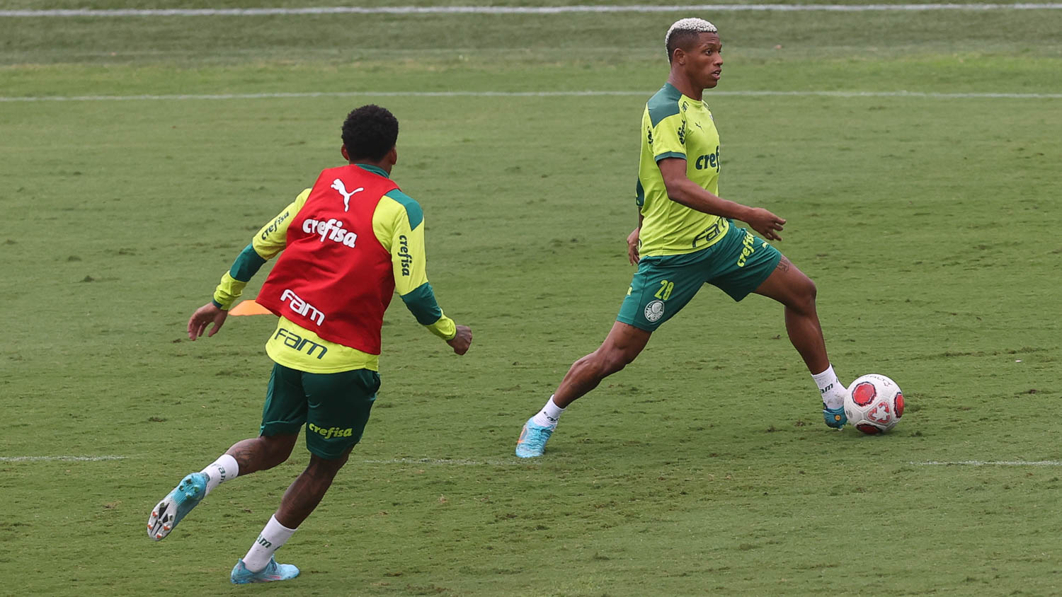 Verdão faz treino técnico em sequência da preparação para final no Allianz Parque