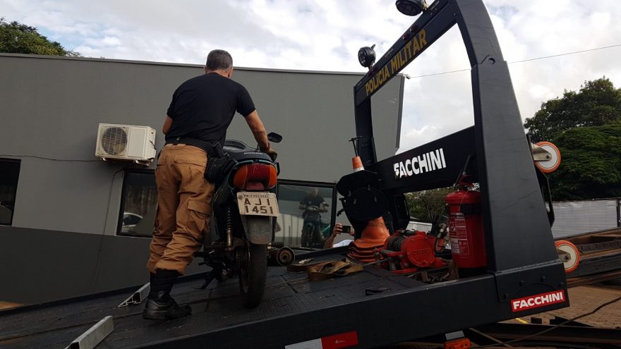 Veículo Honda Biz é recuperado no Bairro Santa Cruz