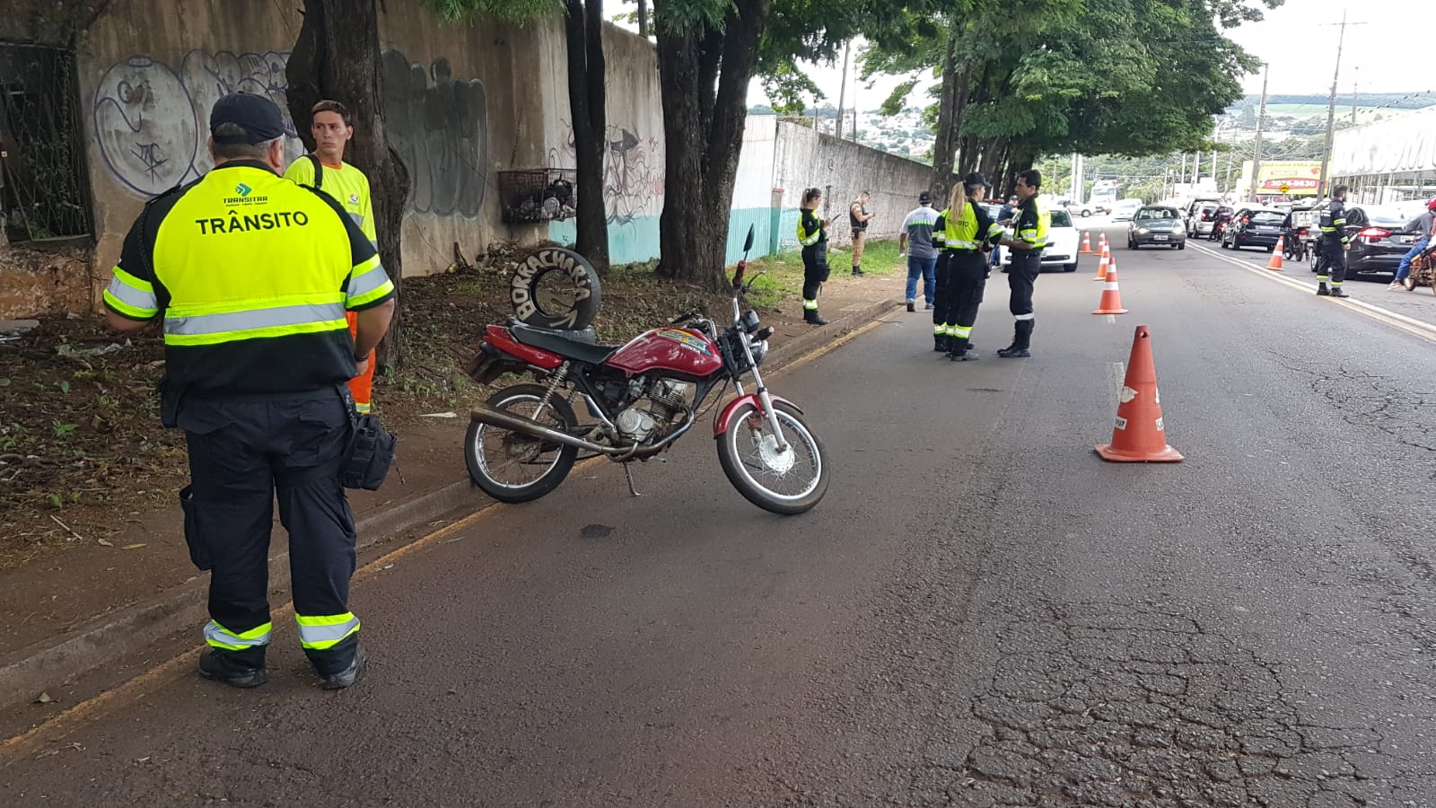 Operação Bloqueio de trânsito acontece no Bairro São Cristóvão