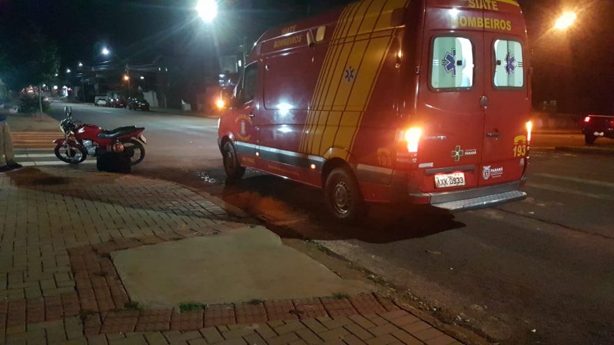 Colisão de trânsito é registrada no Centro de Cascavel