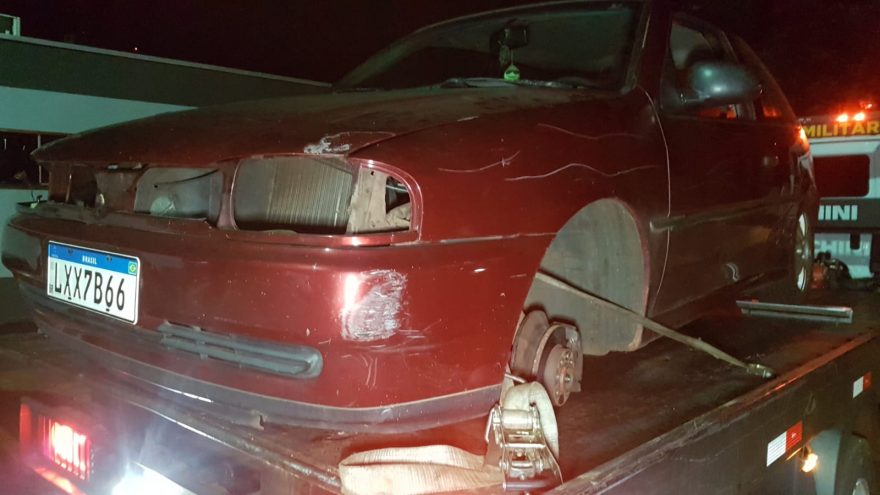 Carro furtado no Centro é recuperado poucas horas depois no Cascavel Velho; infelizmente depenado