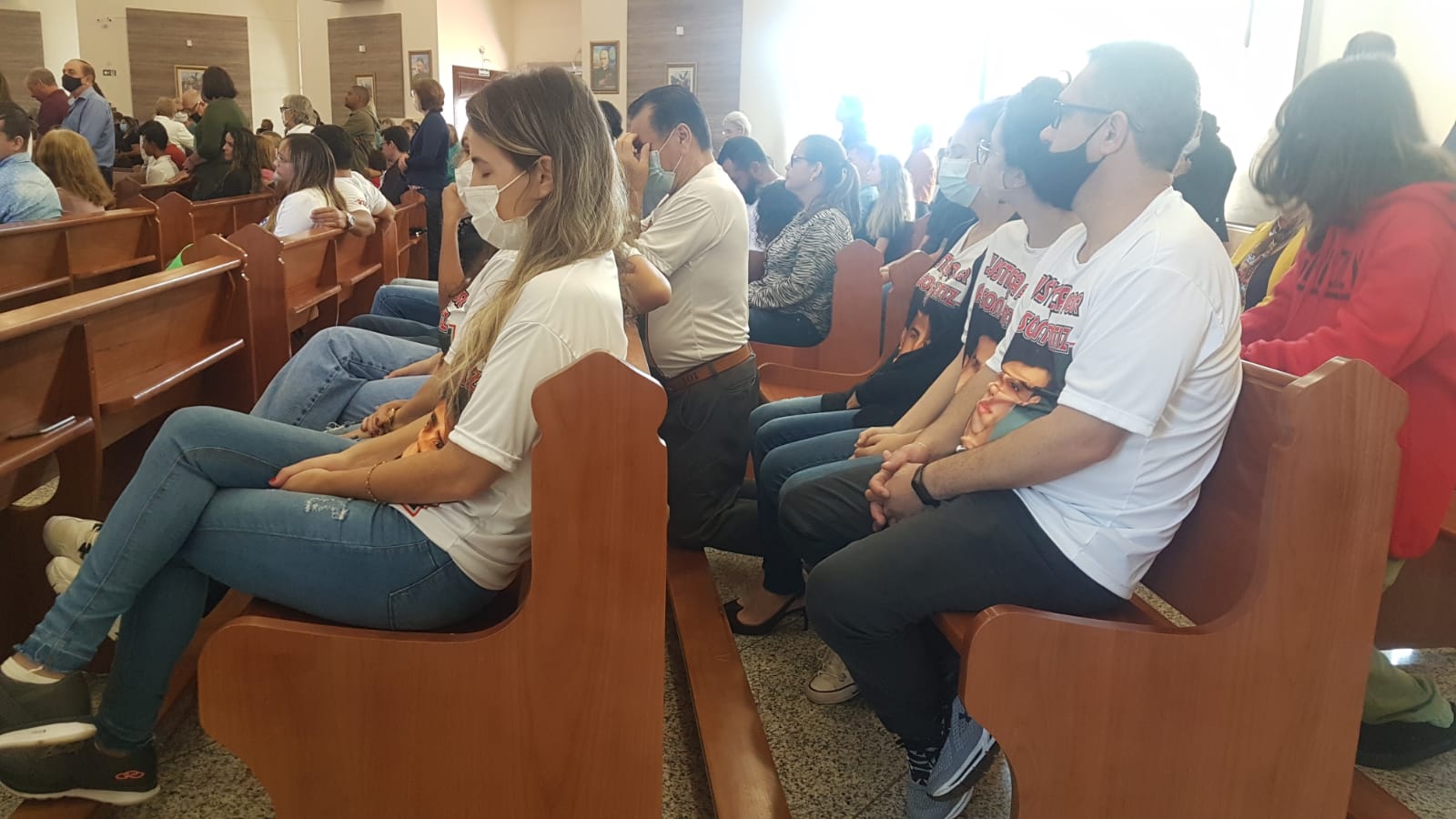 Missa de Sétimo Dia de jovem Ailson Augusto Ortiz acontece na Capela Nossa Senhora das Graças