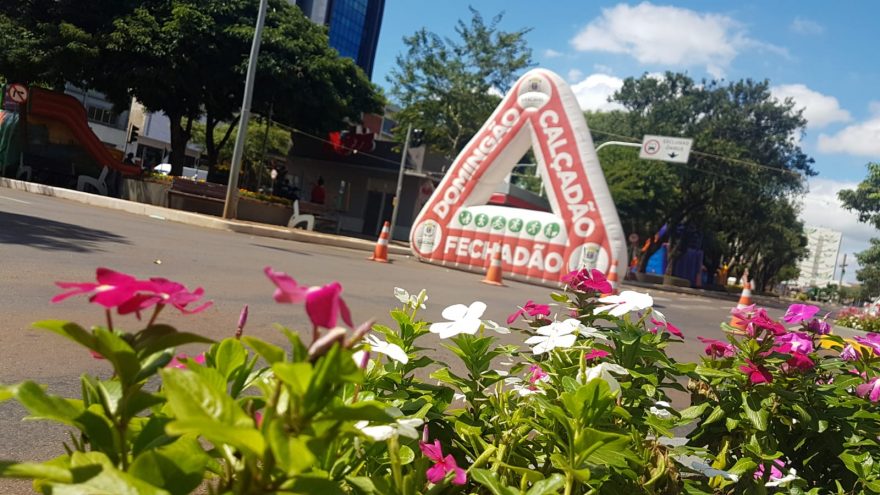 Cascavel tem calçadão fechado para tarde de recreações