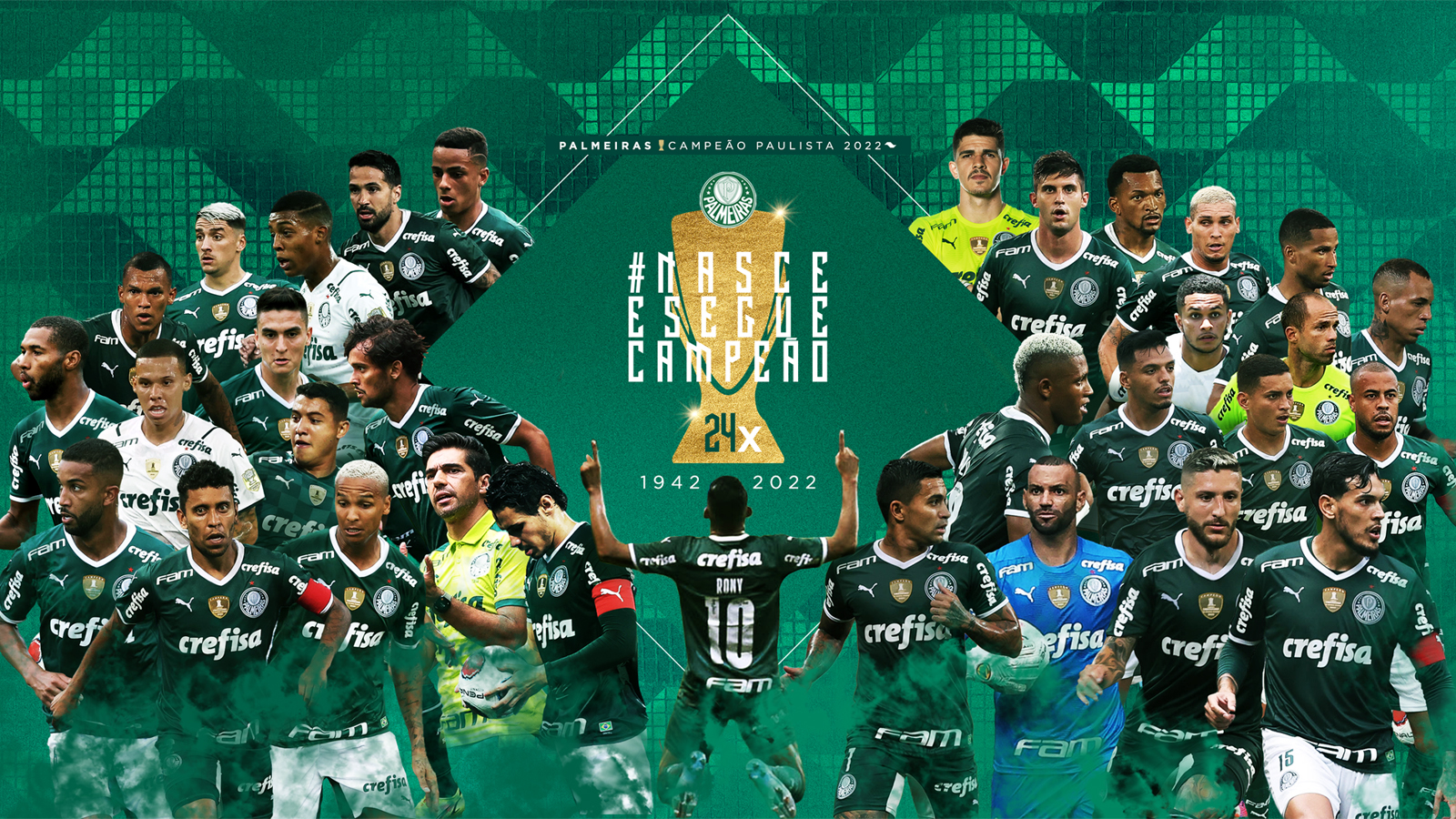 Os heróis do Verdão na conquista do 24º título paulista