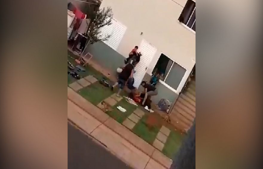 Vídeo mostra quebra-pau em residência no Conjunto Riviera