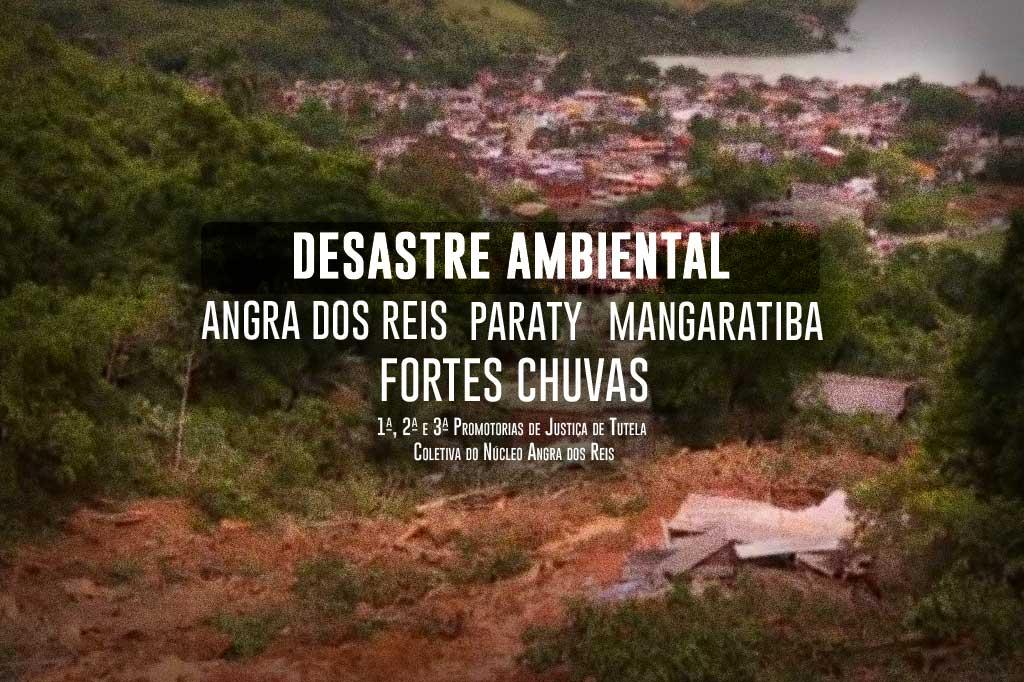 MPRJ acompanha junto a autoridades ações emergenciais de enfrentamento dos danos causados pelas fortes chuvas na Costa Verde