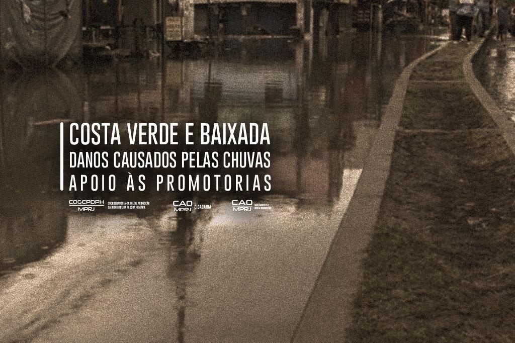 MPRJ mobiliza estruturas para prestar apoio aos promotores dos municípios atingidos pelas chuvas na Costa Verde e Baixada