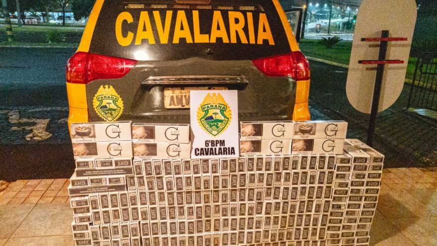 Polícia Militar abordou passageiro com 248 maços de cigarro na rodoviária de Cascavel