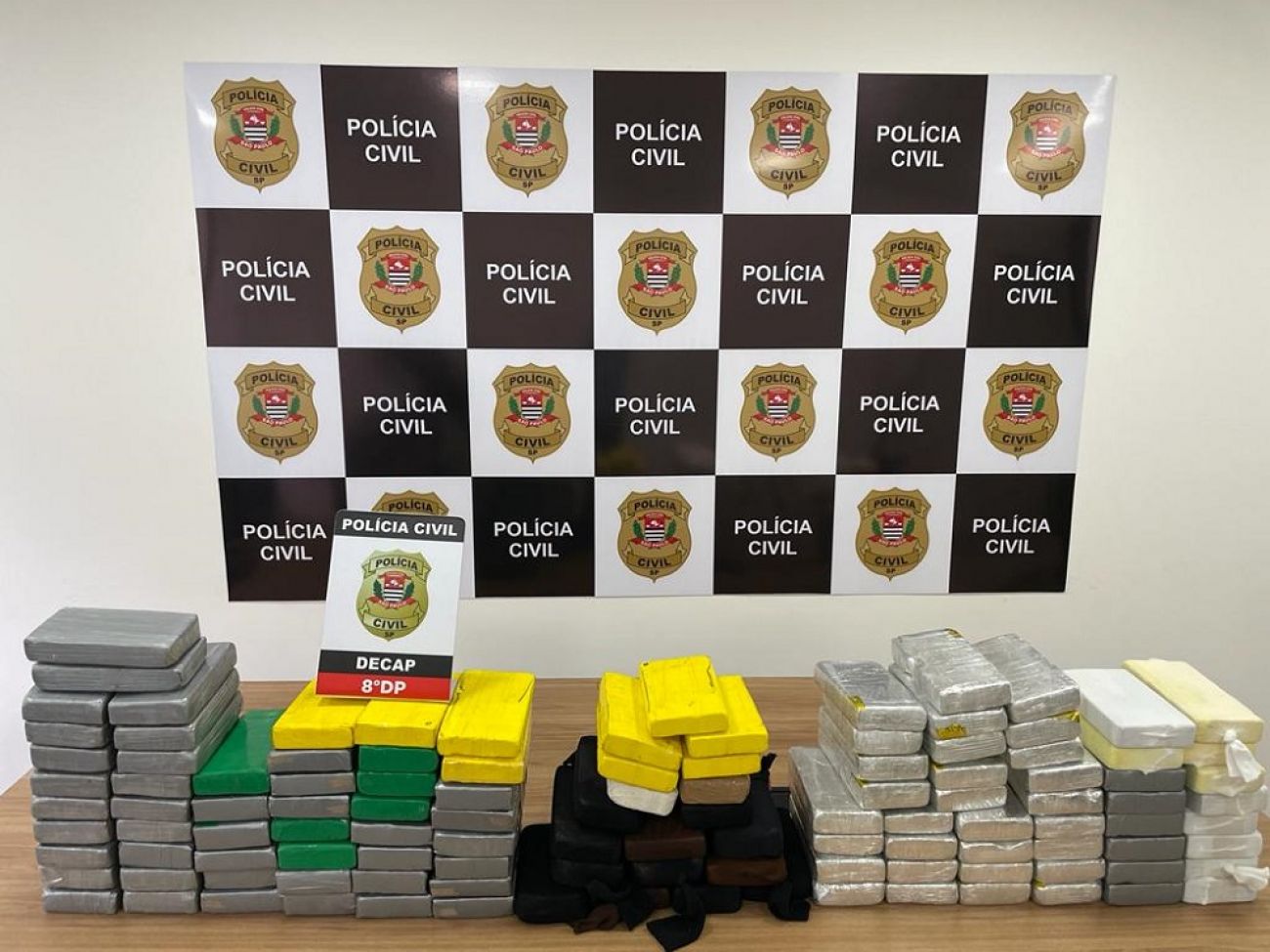Polícia Civil prende dupla com 115 quilos de cocaína na Capital