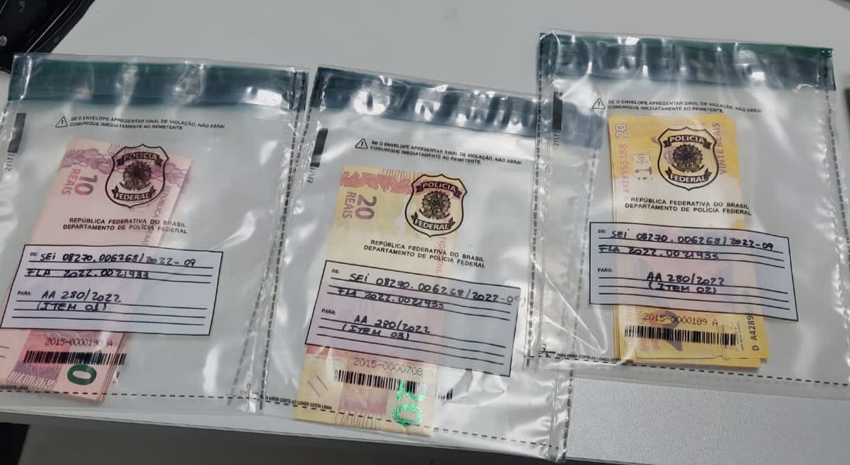 PF apreende R$ 1 mil em cédulas falsas em Fortaleza/CE