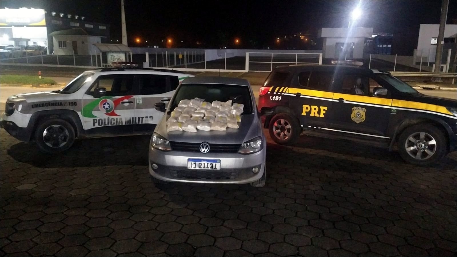 Ação conjunta apreende 28,6 kg de MDMA em Santo Amaro da Imperatriz
