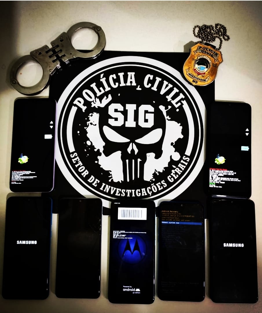 Polícia Civil recupera celulares furtados e roubados em Três Lagoas