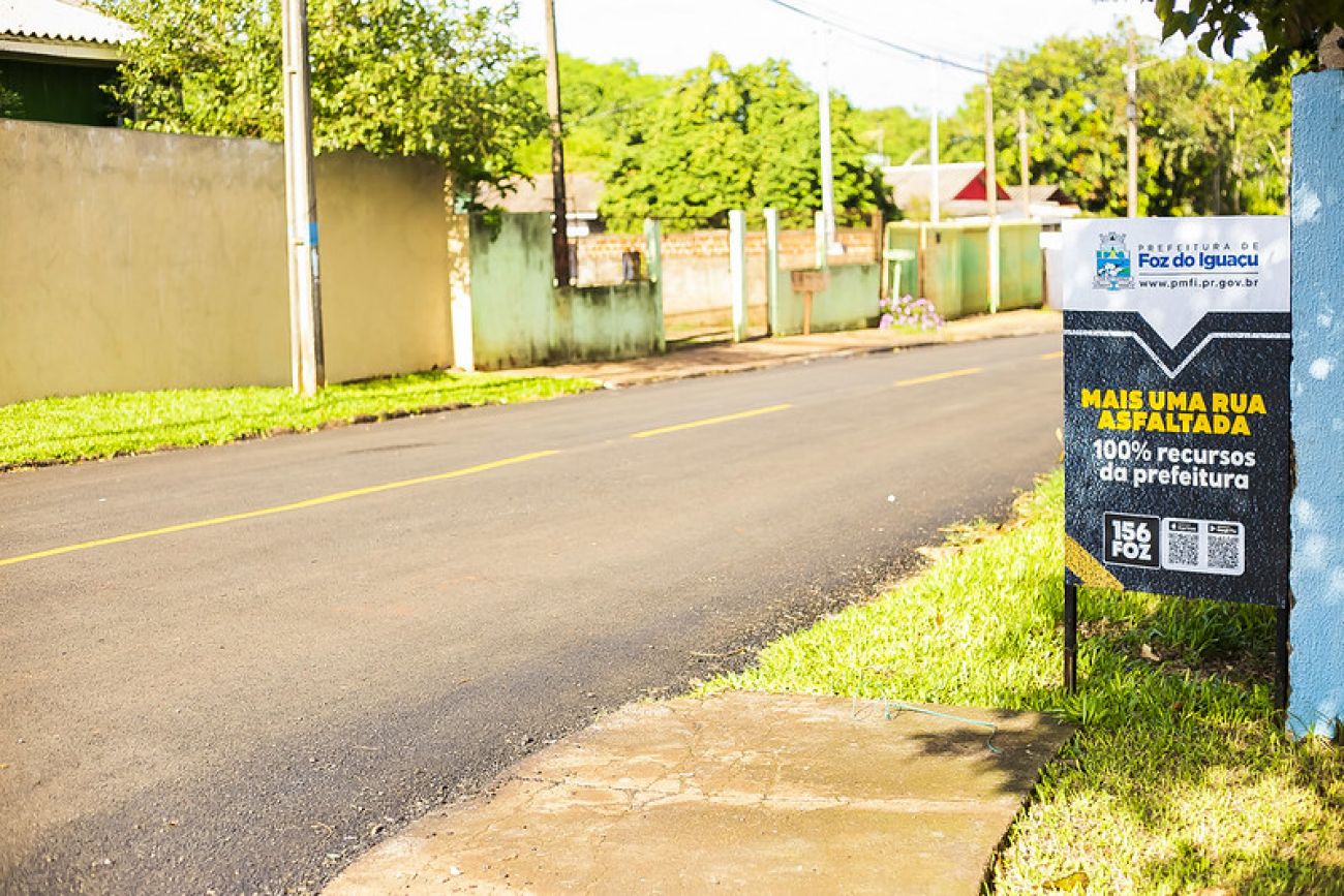 Prefeitura finaliza pavimentação em oito ruas de Três Lagoas