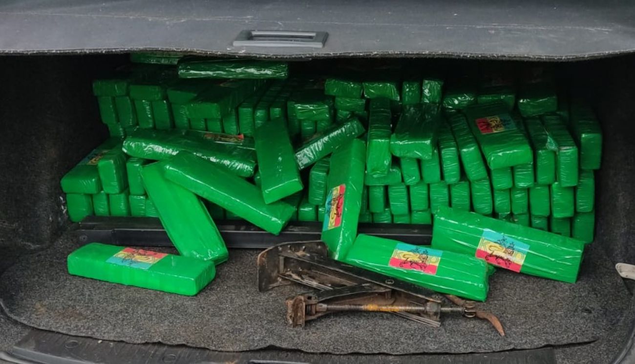 Carregamento com 167 kg de maconha é interceptado pela PRF no Oeste catarinense