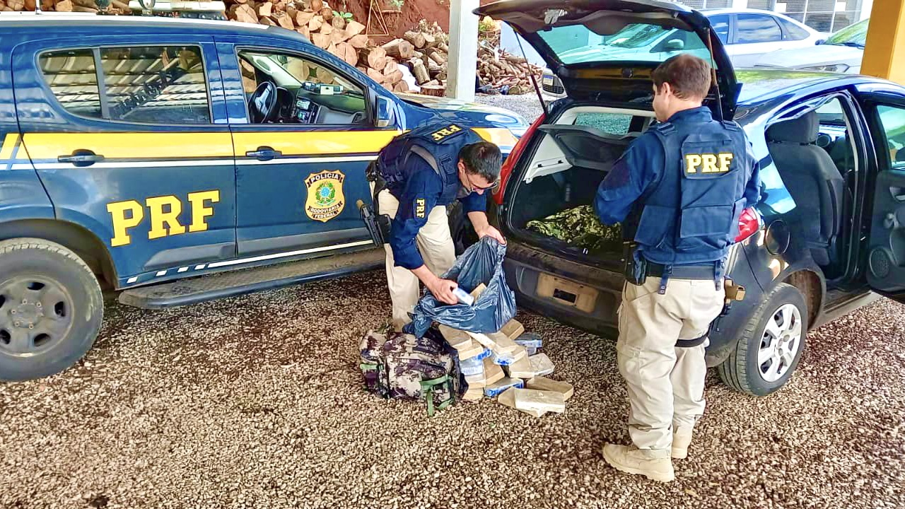 R$ 9 milhões em cocaína: PRF prende traficantes e apreende droga em Tio Hugo