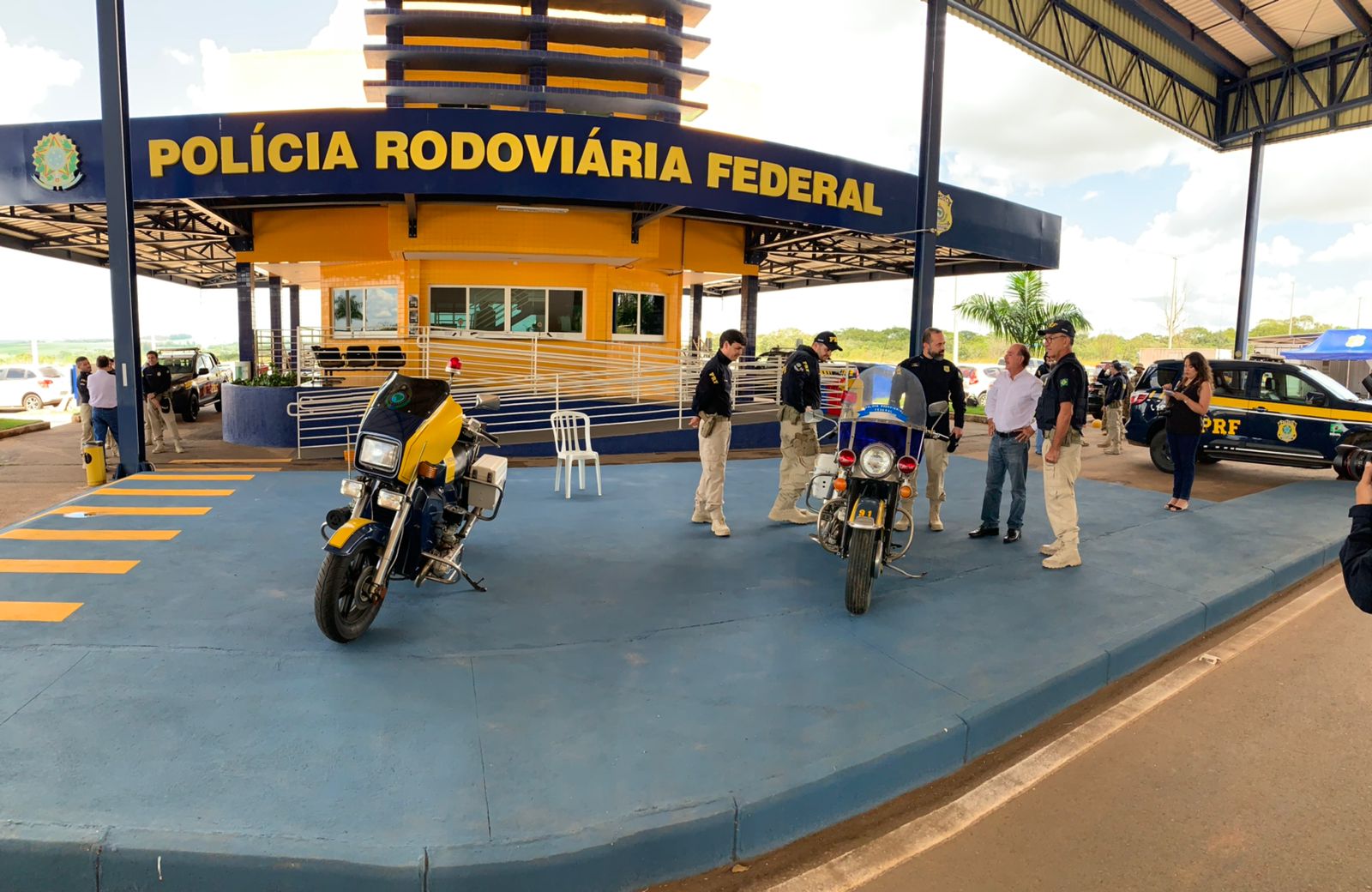 PRF entrega blindagem da unidade operacional de Anápolis, na BR 060