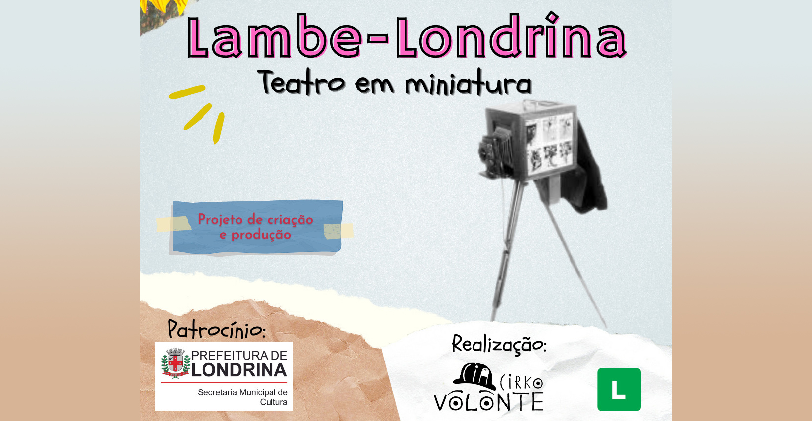 Cia Cirko Volonte realiza apresentações gratuitas de teatro em miniatura Cia Cirko Volonte realiza apresentações gratuitas de teatro em miniatura