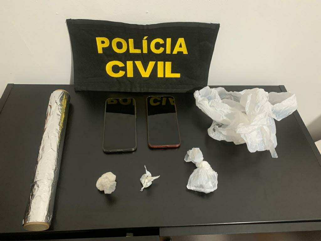 Polícia Civil prende homem em flagrante por suspeita de tráfico de drogas