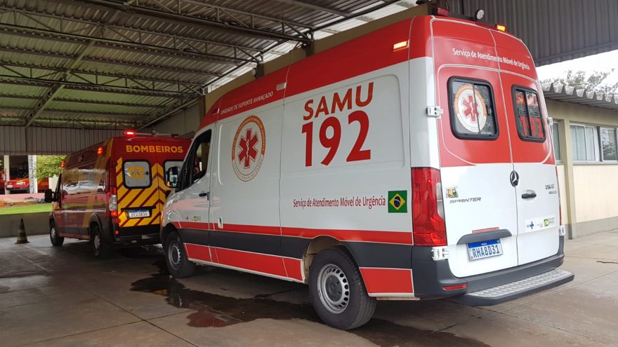 Com convulsão, criança é levada ao quartel do Corpo de Bombeiros para ser socorrida