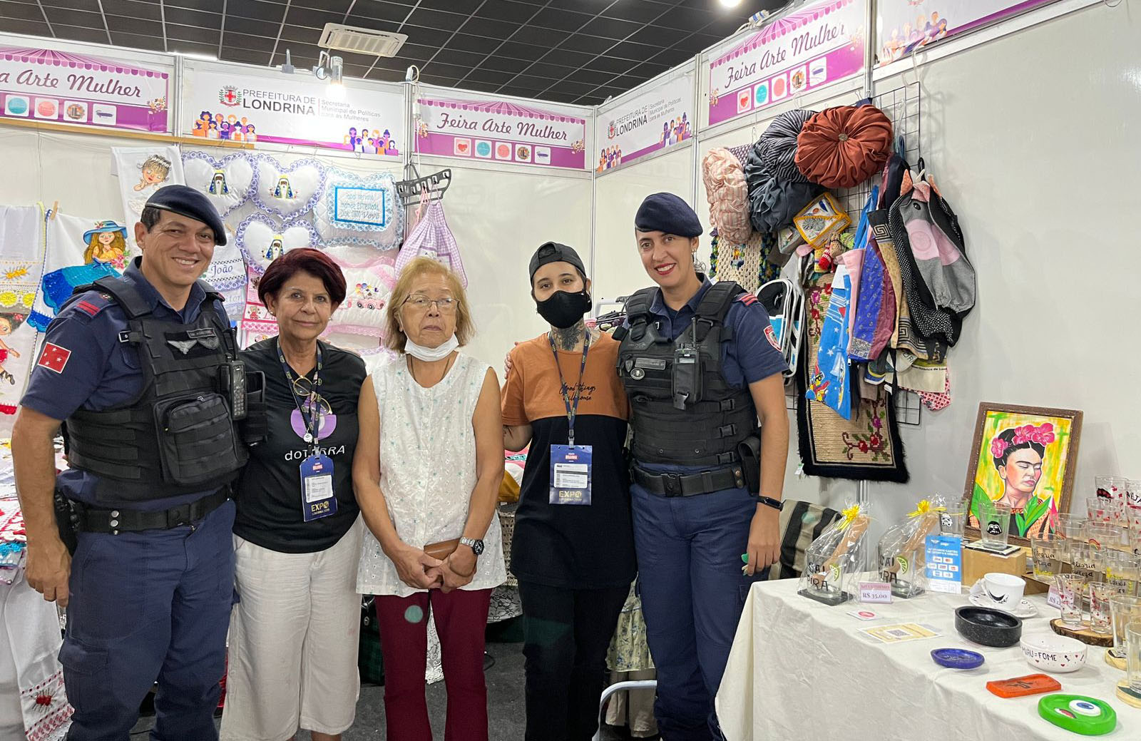 Patrulha Maria da Penha reforça a segurança das mulheres durante a ExpoLondrina Patrulha Maria da Penha reforça a segurança das mulheres durante a ExpoLondrina
