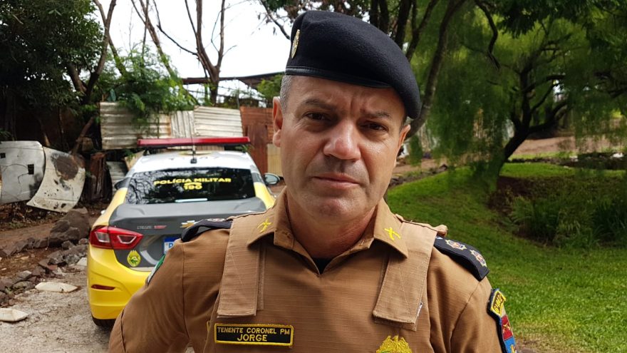 Coronel Jorge fala sobre troca de tiros com assaltantes no Cascavel Velho; Buscas prosseguem