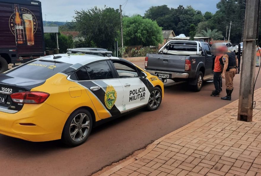PRE de Cascavel recupera Hilux furtada na rodovia PR-180