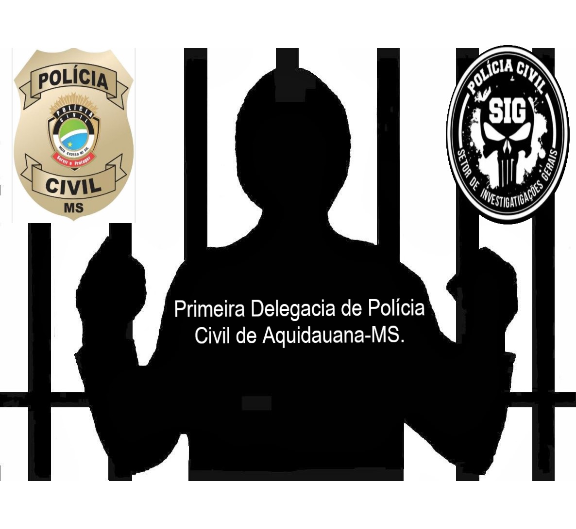 Policiais civis cumprem dois mandados de prisão em Aquidauana